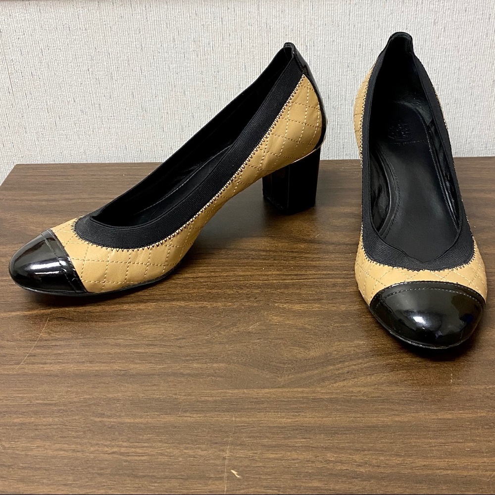Tory Burch Quilted Chunky Heels